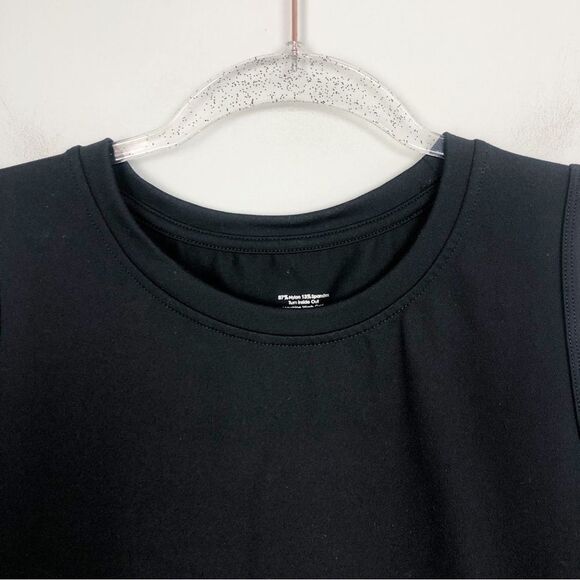 ZIYA ACTIVE | High Neck Black Crop Top Active Sports Bra Women’s Size XXL - Picture 5 of 9